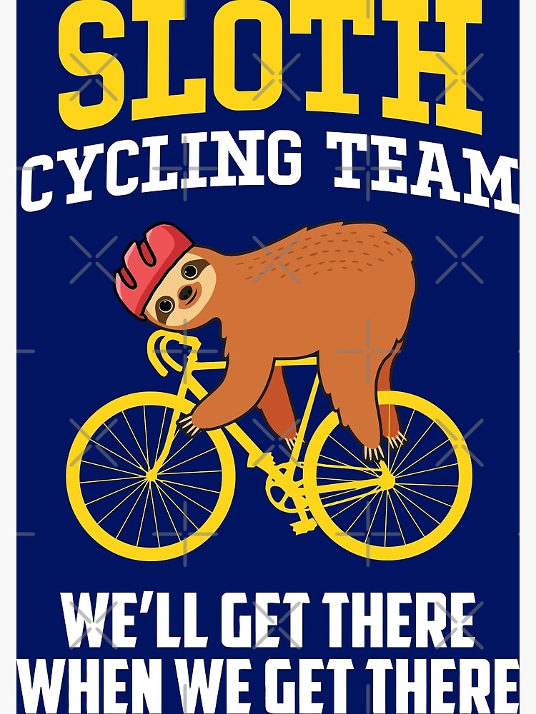 sloth cycling team
