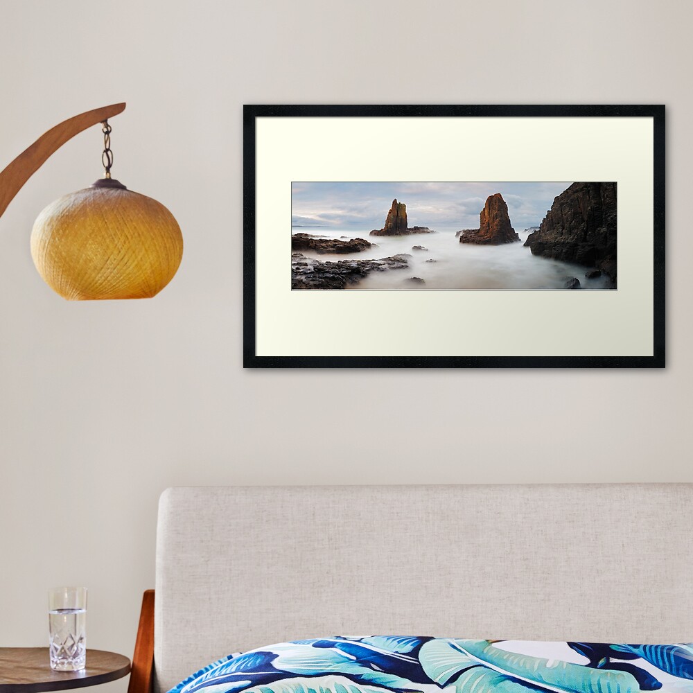 Cathedral Rocks, Kiama, New South Wales, Australia Framed Art Print