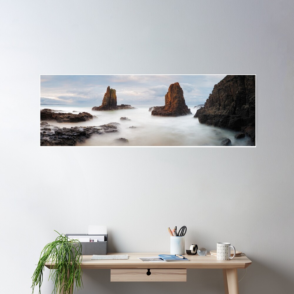 Cathedral Rocks, Kiama, New South Wales, Australia Poster