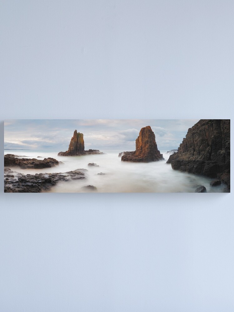 Alternate view of Cathedral Rocks, Kiama, New South Wales, Australia Canvas Print