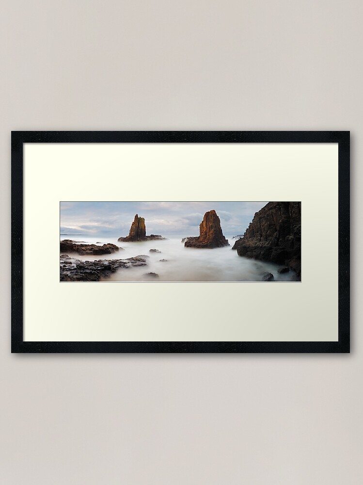 Alternate view of Cathedral Rocks, Kiama, New South Wales, Australia Framed Art Print
