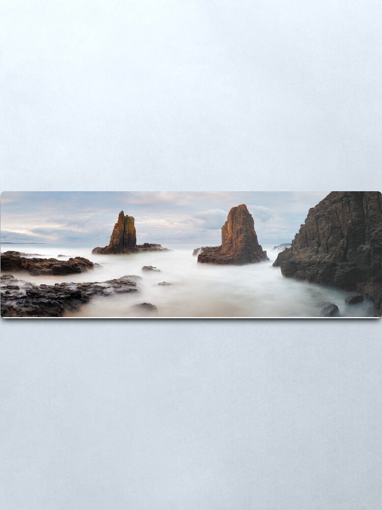 Alternate view of Cathedral Rocks, Kiama, New South Wales, Australia Metal Print