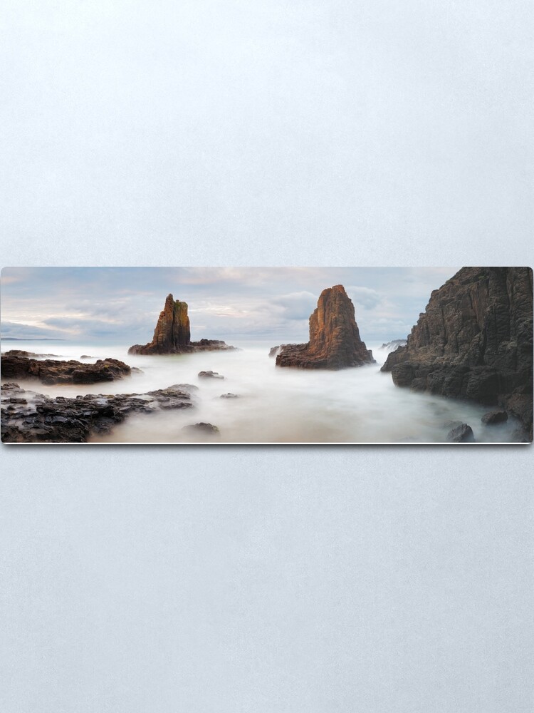 Alternate view of Cathedral Rocks, Kiama, New South Wales, Australia Metal Print