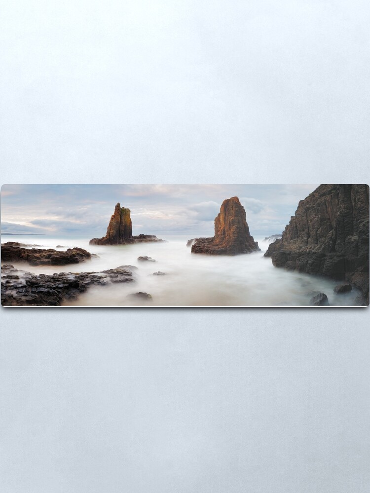 Alternate view of Cathedral Rocks, Kiama, New South Wales, Australia Metal Print