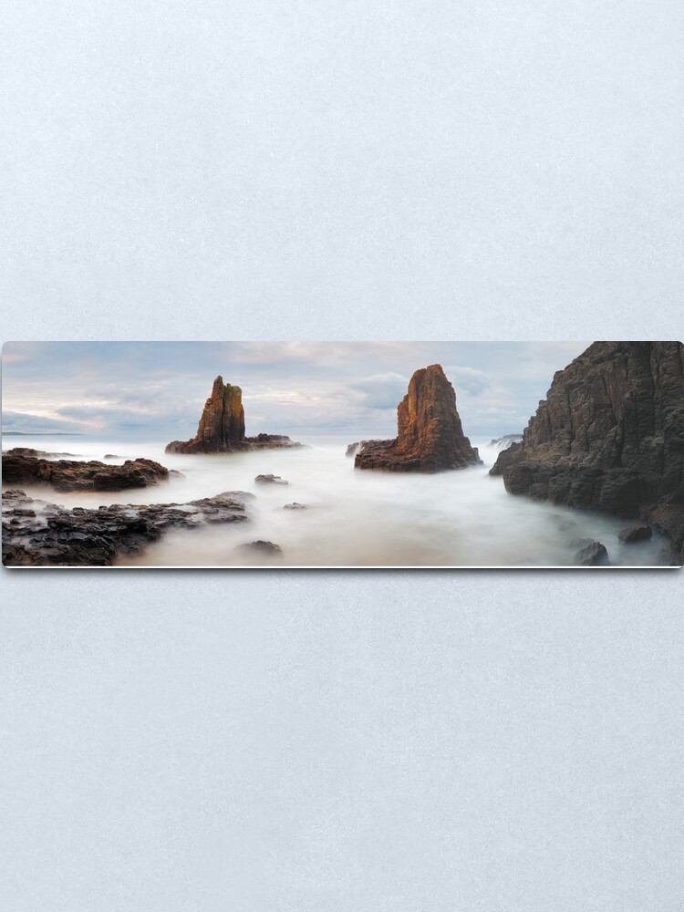 Alternate view of Cathedral Rocks, Kiama, New South Wales, Australia Metal Print