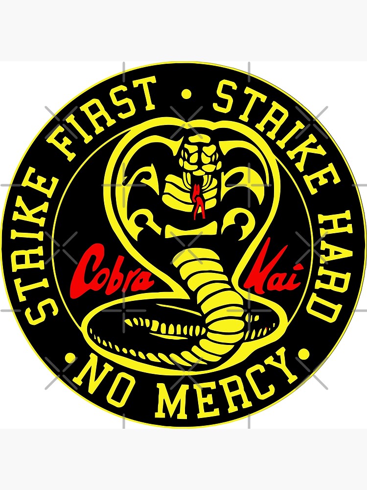 &quot;Cobra Kai Logo &quot; Poster by BornLion | Redbubble