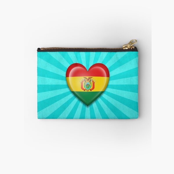 Item preview, Bolivian Heart Flag designed and sold by JeffBartels.