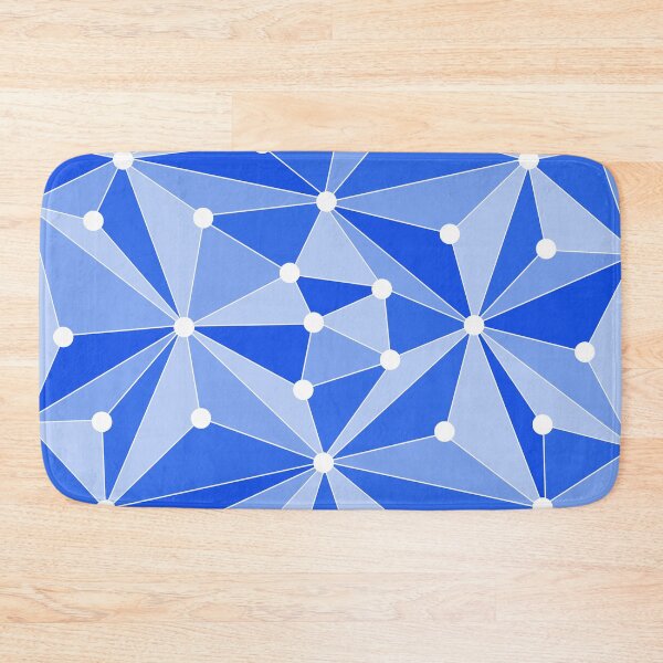Item preview, Abstract geometric pattern - blue. designed and sold by K.S ART.