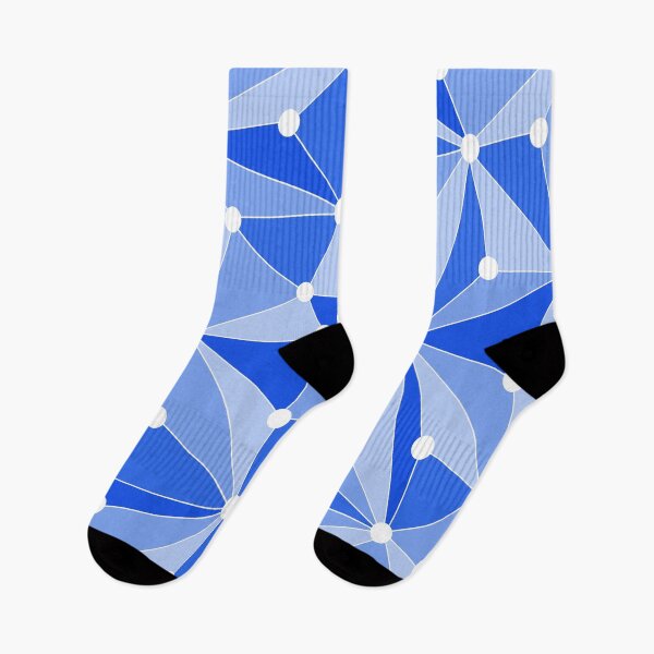 Item preview, Abstract geometric pattern - blue. designed and sold by K.S ART.