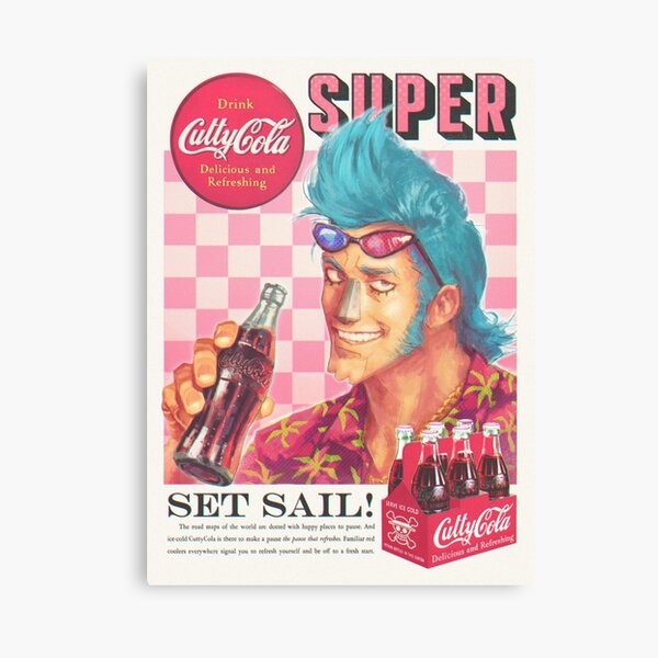 One Piece Franky Cola Canvas Print