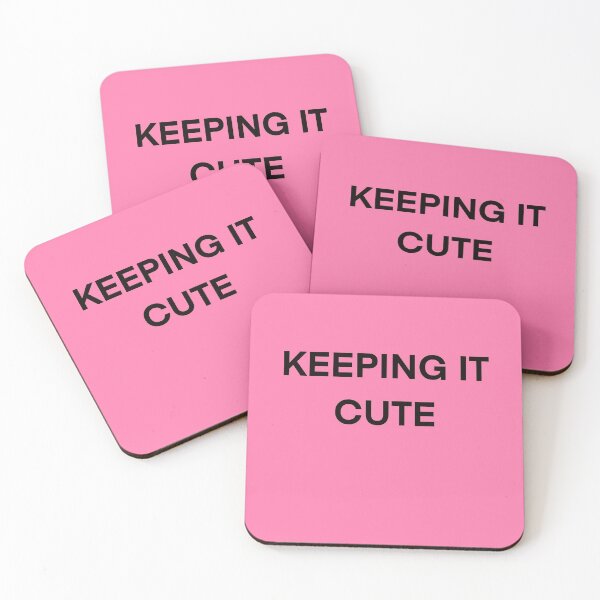 Item preview, Cute saying phrase - Keeping it cute designed and sold by Artonmytee.