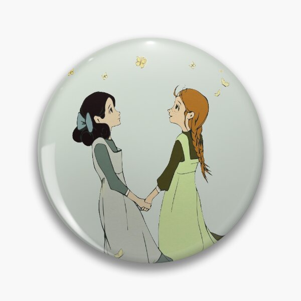 Item preview, Anne Shirley and Diane Kindred Spirits Art lm montgomery quote Book Lover gift Best friend poster designed and sold by GalleryArtField.