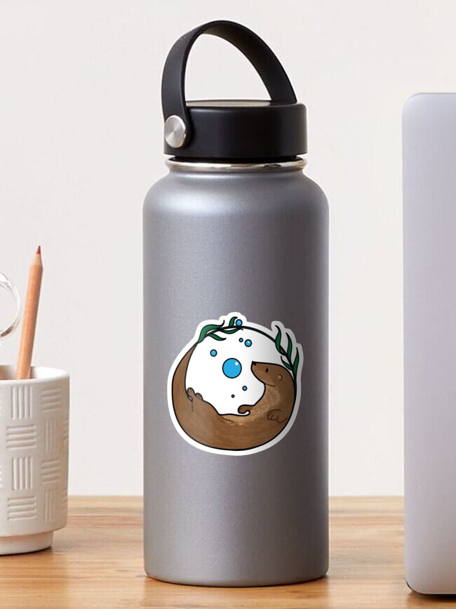 Thumbnail 1 von 3, Sticker, Otter Aufkleber designt und verkauft von KeelyCreates.