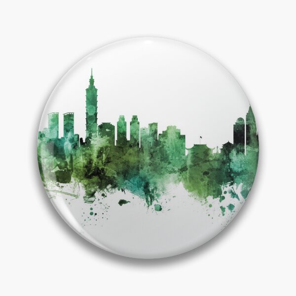 Item preview, Taipei Taiwan Skyline designed and sold by ArtPrints.