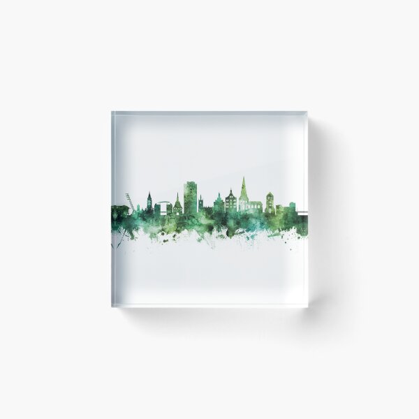 Item preview, Rostock Germany Skyline designed and sold by ArtPrints.