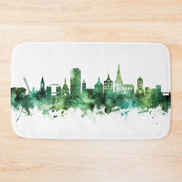 Item preview, Rostock Germany Skyline designed and sold by ArtPrints.