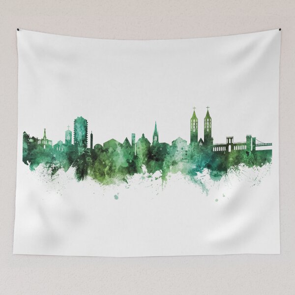 Item preview, Kassel Germany Skyline designed and sold by ArtPrints.