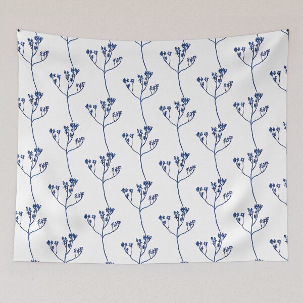 Aperçu de l'œuvre Petites fleurs bleues créée et vendue par Doucheka.