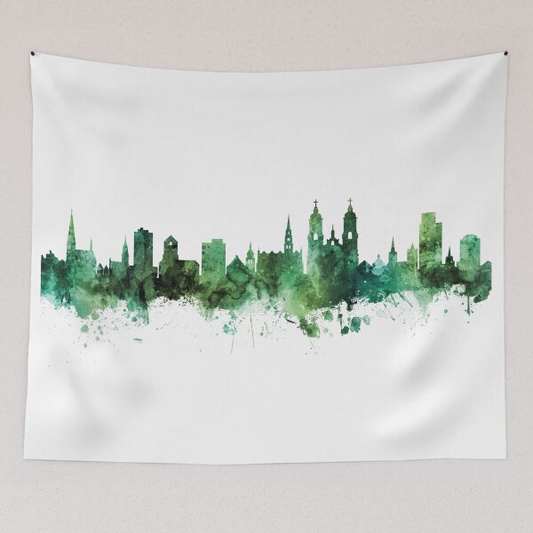 Item preview, St Gallen Switzerland Skyline designed and sold by ArtPrints.