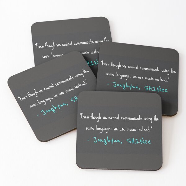 Item preview, SHINee Jonghyun Music quote designed and sold by MaddisonMoore.