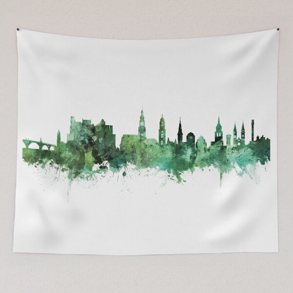 Item preview, Heidelberg Germany Skyline designed and sold by ArtPrints.