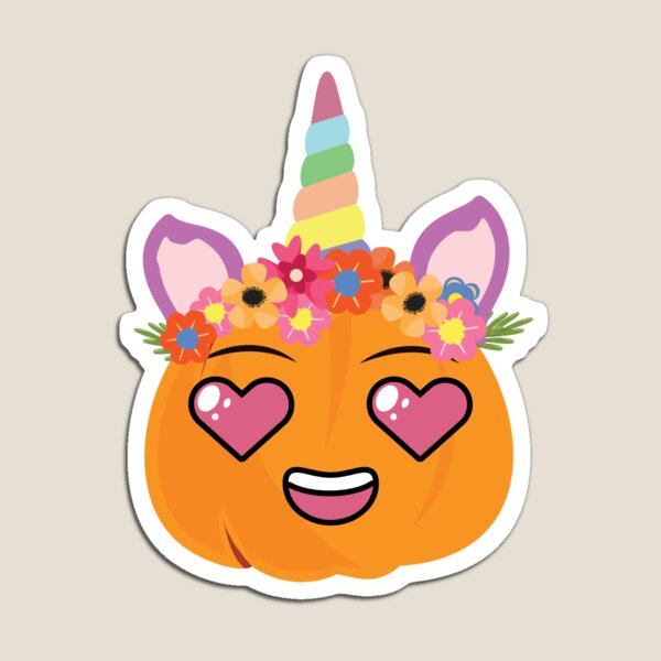 Item preview, Cute Unicorn Pumpkin For Halloween designed and sold by smoothieloverrr.