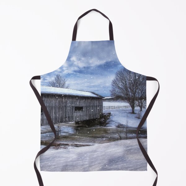 Item preview, Winter at the Old Covered Bridge designed and sold by Kathy Weaver.