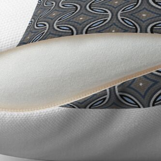 Alternate view of Modern Grey Classic Pattern Design 418 Floor Pillow