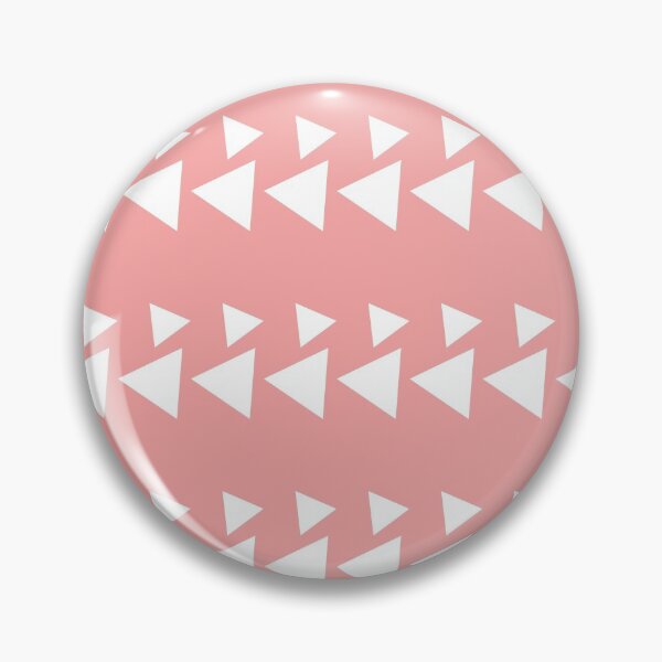 Item preview, Salmon pink triangles pattern Geometric design designed and sold by Kirovair.