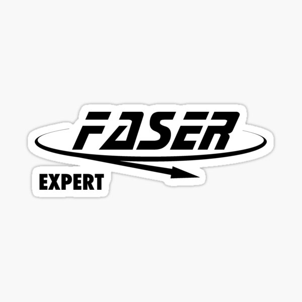 Faser Experiment Logo Expert Sticker