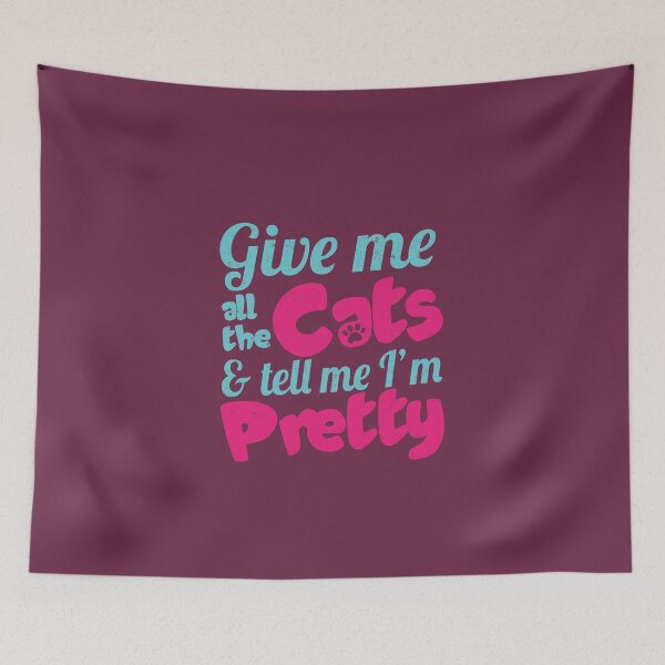 Item preview, Funny Cat Sayings Gifts Ideas - Give Me All The Cat Crazy Cat Lady designed and sold by Sugar-Magnolia.
