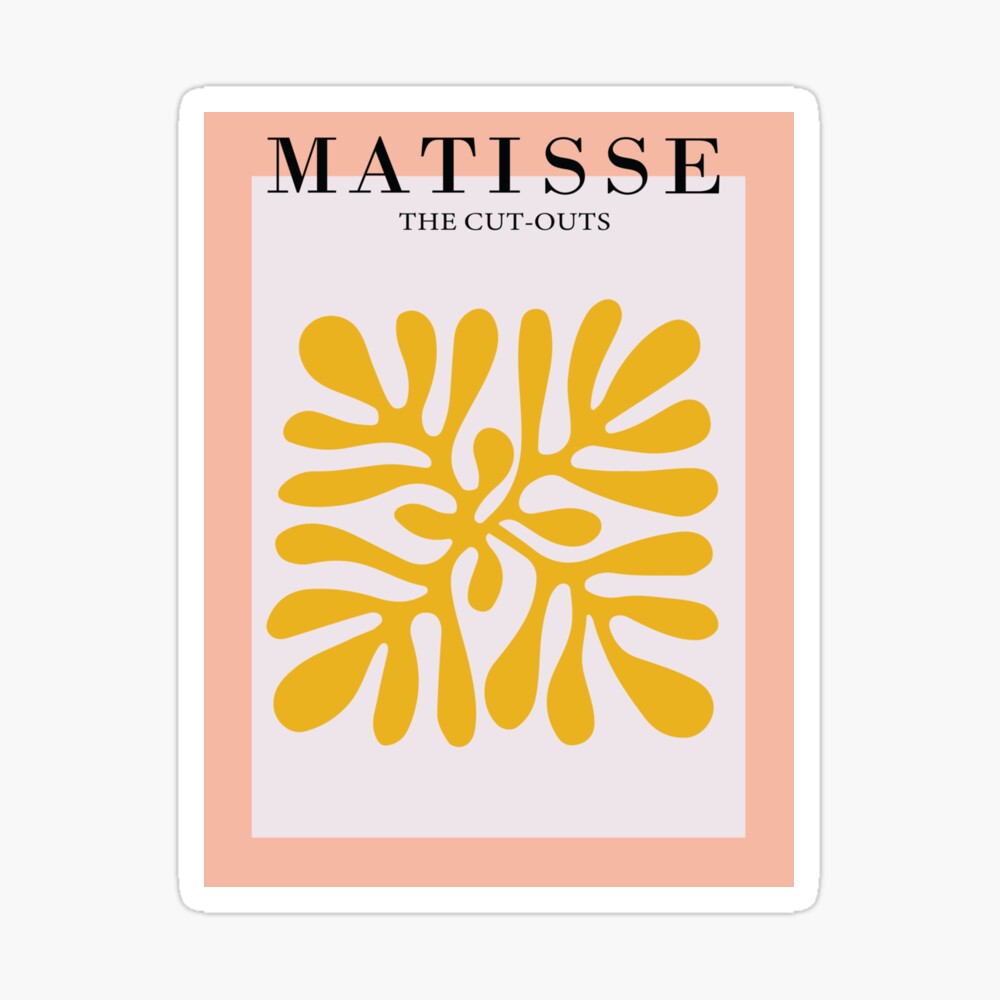 Henri matisse cut outs and yellow chic classy art Poster for Sale by shreya ranjan | Redbubble