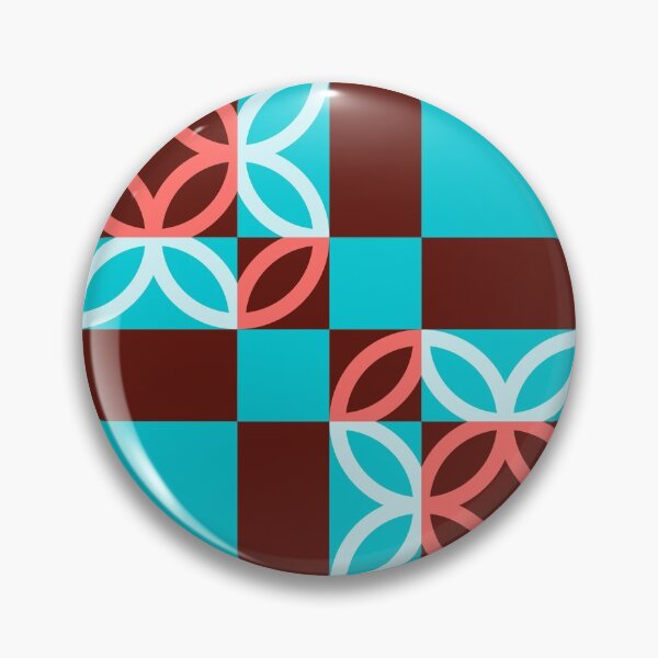 Item preview, Checkered Circles Red and Blue Pattern Vivid Version designed and sold by Istvan Ocztos.