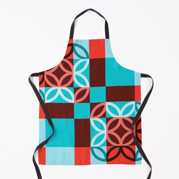 Item preview, Checkered Circles Red and Blue Pattern Vivid Version designed and sold by Istvan Ocztos.