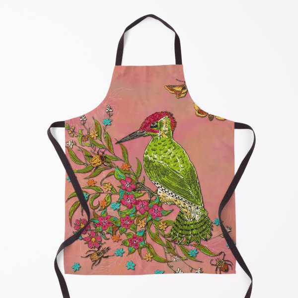 Item preview, Floral Woodpecker designed and sold by lottibrown.