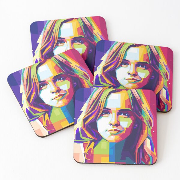 Item preview, Colorful Popart Emma Watson designed and sold by sidelimited.