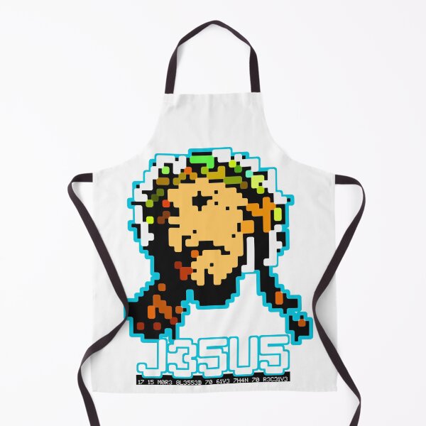 Aperçu de l'œuvre 8 bits jésus christ créée et vendue par Xdelacra.