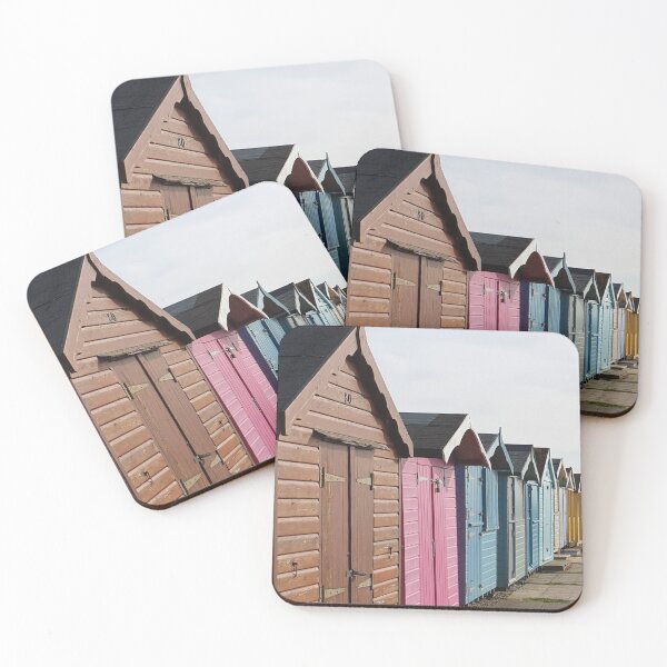 Item preview, Brightly coloured, Brightlingsea bathing boxes, England designed and sold by JellyBeenzz.