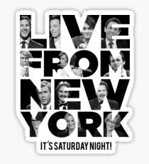 Live From New York, It's Saturday Night - Saturday Night Live Sticker
