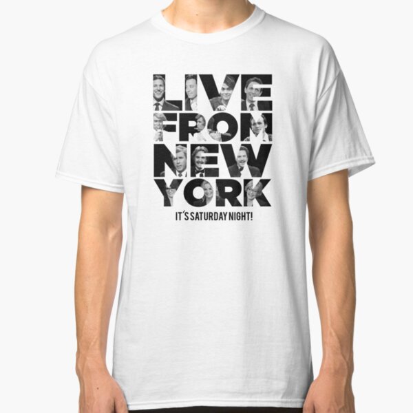 Live From New York, It's Saturday Night - Saturday Night Live Classic T-Shirt