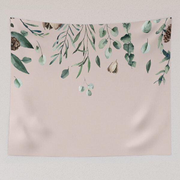 Item preview, Winter holidays print blush designed and sold by anna0711.