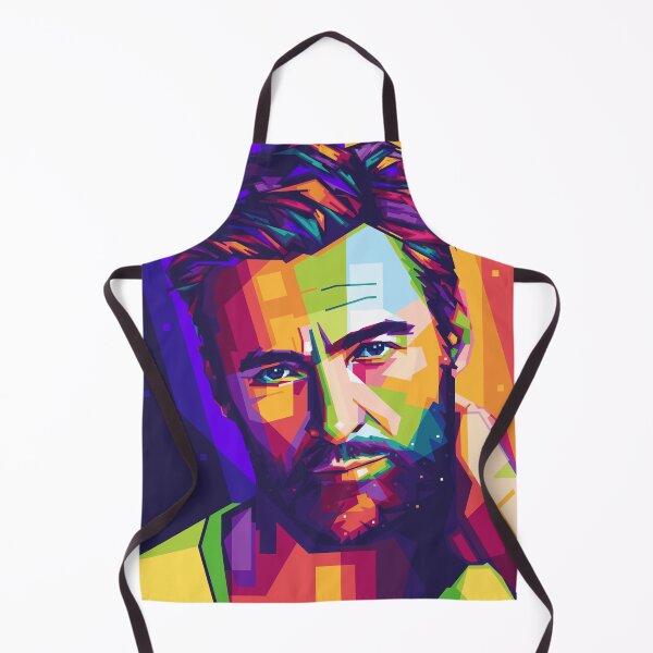 Item preview, Colorful Popart Hugh Jackman designed and sold by sidelimited.