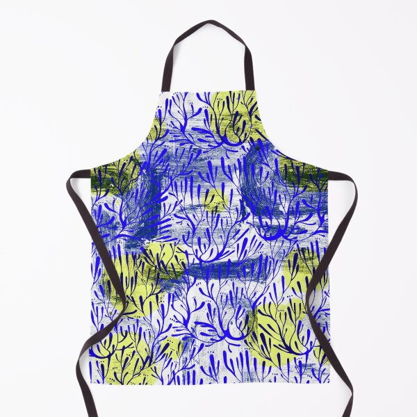 Artikelvorschau, Vivid imprint of the paint blots concept in grunge style with coral seaweed in the ocean or tree branches.  entworfen und verkauft von FENIO.