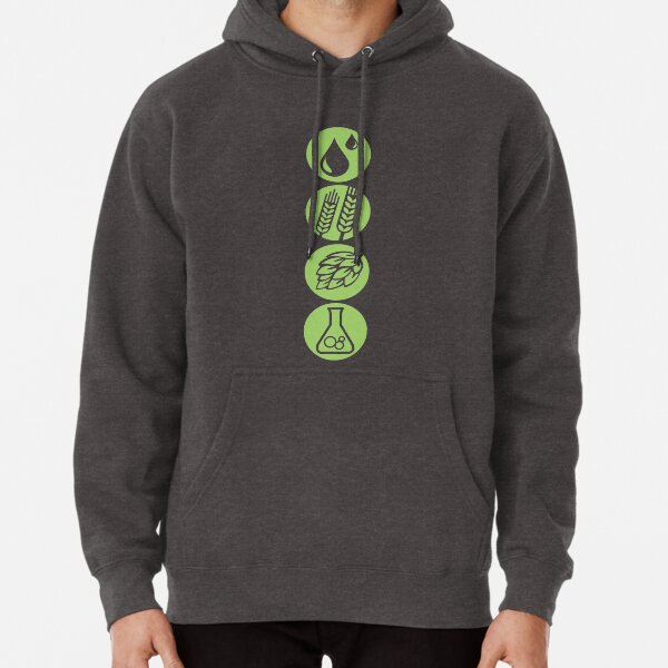 BEER: Water, Barley, Hops & Yeast Pullover Hoodie