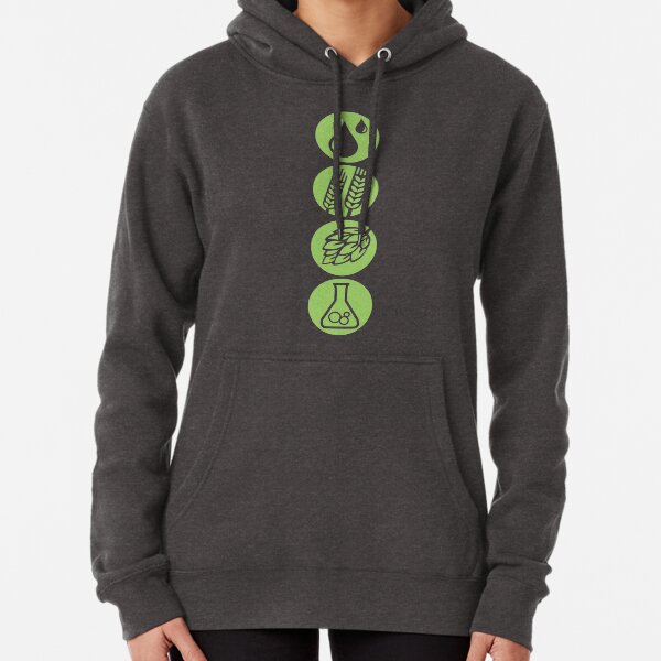 BEER: Water, Barley, Hops & Yeast Pullover Hoodie