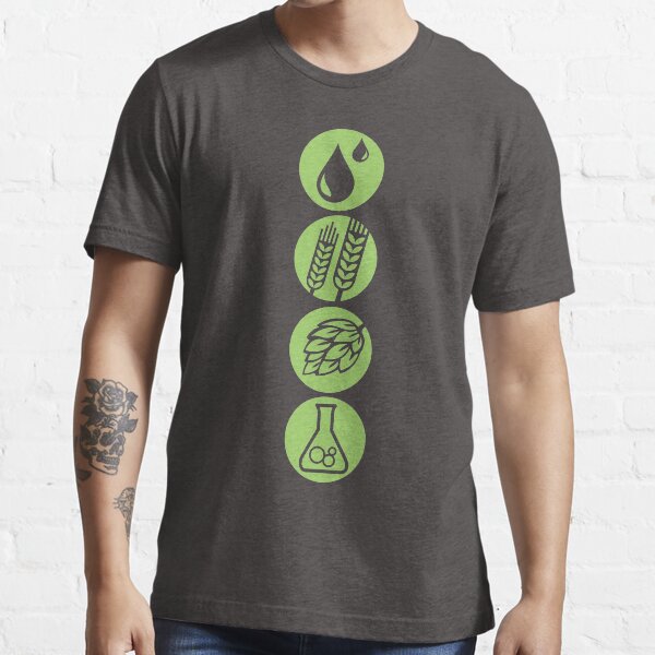 BEER: Water, Barley, Hops & Yeast Essential T-Shirt