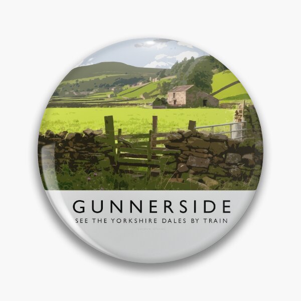 Item preview, Gunnerside (Railway Poster) designed and sold by andrewroland.