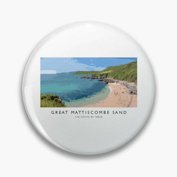 Item preview, Great Mattiscombe Sand (Railway Poster) designed and sold by andrewroland.