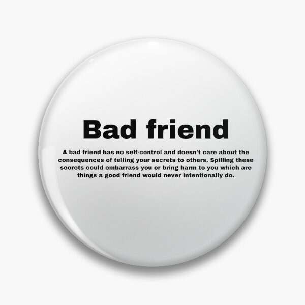 Item preview, Bad friend podcast designed and sold by Yeewen88.