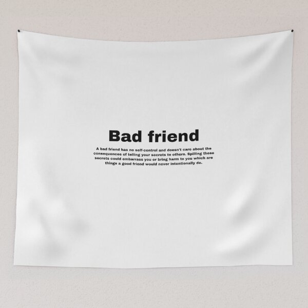 Item preview, Bad friend podcast designed and sold by Yeewen88.